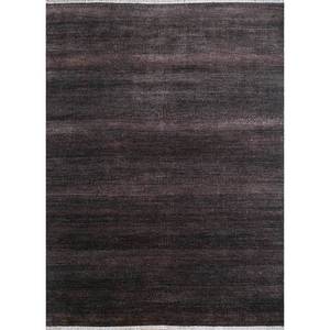 Kairos Striped Beige & <b>Brown</b> Hand Knotted <b>Wool</b> & Viscose Rug for Home Decor-SKWV-26 - Product Image 1