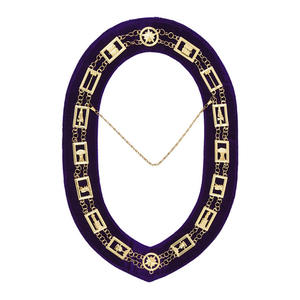 Ordre fabriqué à la main du collier de chaîne d'étoile de l'Est pour le service d'OEM de réunions et de rassemblements maçonniques - Product Image 1