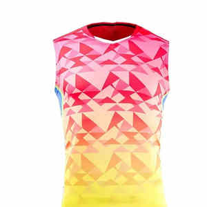 Nuevo último estilo, diseño de logotipo personalizado, uniformes de voleibol para hombres a la venta, ropa deportiva, ropa sin mangas, uniforme de voleibol para hombres - Product Image 4