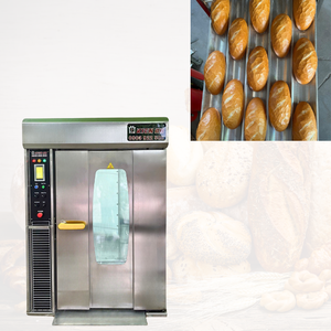 Prix usine 10 plateaux boulangerie four à pain 100% nouveau certificat ISO four rotatif en acier inoxydable pour boulangerie fabriqué au Vietnam fournisseur - Product Image 1