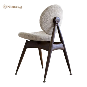 เก้าอี้ไม้ทำมือสไตล์โมเดิร์นมินิมอลสำหรับห้องนั่งเล่น แข็งแรง ทนทาน นั่งสบาย เหมาะสำหรับพื้นที่ขนาดเล็ก/ใหญ่ ใช้ในโรงแรม นำเข้าจากอินเดีย - Product Image 4