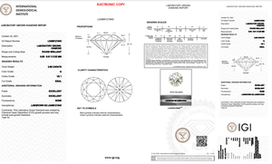 G Color VS1-diamante Labgrown pulido tamaño 2.69Ct, Diamante redondo, HPHT-CVD, joyería, Diamantes Sueltos - Product Image 5