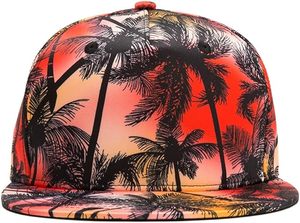 Logo personnalisé en cuir Patch Vintage 5 Panel Flat Mesh Men Surf Sports Gorros Trucker Snapback Baseball Hat Cap - Product Image 2