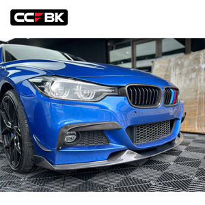 Para <span class=keywords><strong>BMW</strong></span> F30 F31 M <span class=keywords><strong>Sport</strong></span> 320i 328i 330i 335i 340i 2011-2018, alerón delantero de fibra de carbono seca estilo MAD, divisor de labio para parachoques - Product Image 5