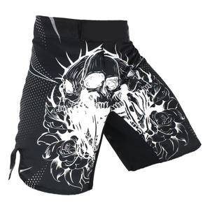 โลโก้ที่กําหนดเองพิมพ์ชุดกีฬากางเกงขาสั้นต่อสู้มืออาชีพการพิมพ์ระเหิด MMA ต่อสู้การออกกําลังกายการฝึกอบรมกางเกงขาสั้นนักสู้ - Product Image 3