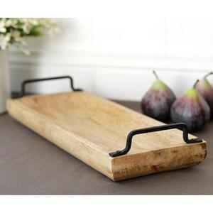 Classic Premium <b>Antique</b> Design Wooden Serving Tray <b>Set</b> Different Size Customized Shape &size for Serving Snacks Food Fruit Item - Product Image 6