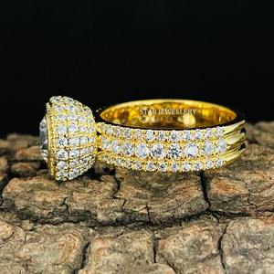 Anillo de Compromiso Solitario de Diamante Cultivado en Laboratorio CVD de 1 Quilate en Oro Sólido de 14K, Certificado IGI, Anillo de Diamante de Corte Redondo de Lujo Cristiano - Product Image 5