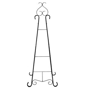 Elegant Vintage Silver Iron <b>Plate</b> <b>Stand</b> Durable Pure Iron Rack Sustainable for Home Kitchenware <b>Display</b> and Storage Solutions - Product Image 6