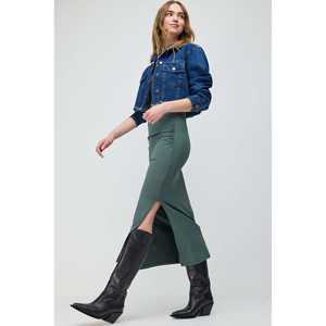 Falda midi con detalles fruncidos - Product Image 2