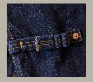 Selvedge denim áo khoác người đàn ông gồ ghề mặc Unlined Tây Cổ Điển Mùa đông phong cách cao bồi bền cotton giản dị bảo hộ lao động Áo khoác - Product Image 5