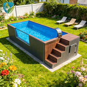 <span class=keywords><strong>Piscine</strong></span> hors sol de luxe, spa autoportant pour la détente familiale en extérieur dans la cour - Product Image 3