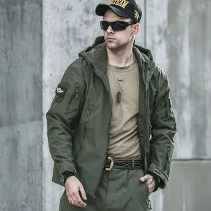 แจ็คเก็ต2025ีฮู้ดแขนยาวของผู้ชายเสื้อฮู้ดปกตั้งมีฮู้ดปลอกนิ่มระบายอากาศได้ดีสำหรับฤดูหนาว - Product Image 6