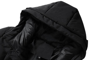 Chaqueta de Plumón para Hombre de Alta Calidad para Invierno 2025, Chaqueta con Capucha y Cuello Alto, Talla Grande, Personalizable al por Mayor, para Mantener el Calor - Product Image 5