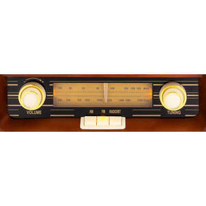 Radio AM/FM classique vintage rétro avec Bluetooth et entrée auxiliaire (Modèle VR42) - Product Image 3