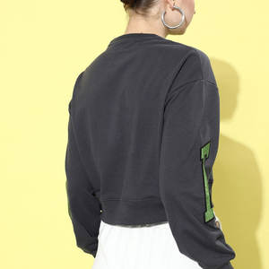 Sudadera de mujer superventas con logotipo personalizado impreso ropa elegante nuevo aspecto estampado cremallera estilo mejor sudadera de mujer hecha de algodón - Product Image 4