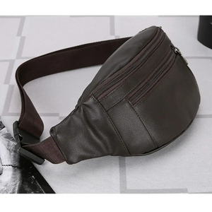 2025กระเป๋าคาดเอวแบบลำลองสำหรับผู้หญิง, กระเป๋าคาดเอวหนังความจุขนาดใหญ่มีซิปสไตล์สตรีท - Product Image 4