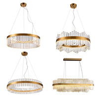 Fabricants personnalisés de luminaires de plafond modernes de style nordique en or, décoration intérieure, lustres et lampes suspendues LED