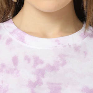 Camiseta desgastada de gran tamaño con lavado ácido para mujer, camisetas en blanco de manga corta informales holgadas de algodón suave para adultos - Product Image 3