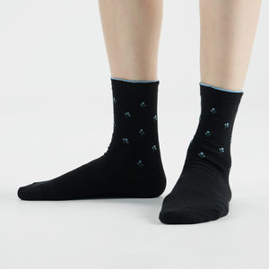 Calcetines de Algodón para Mujer Kikiya - Calcetines Casuales con Estampado Floral y Tejido Transpirable para Uso Diario - Product Image 6