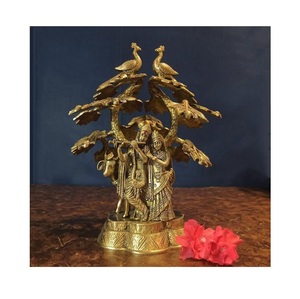 Escultura de Dios de Metal de latón divino retrata la paz celestial y el esplendor cultural a través del arte sagrado diseñado con maestría - Product Image 5