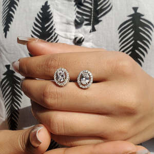 Ensemble de bijoux Zarkan tendance avec cœur en diamant, perle et zircon pour mariage, fête, cadeau, fiançailles, anniversaire - Product Image 2