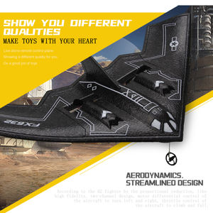FX632 B-2 pesawat RC Stealth, Model 2.4Ghz busa Remote Control lemparan tangan sayap tetap mainan RC hadiah - Product Image 4