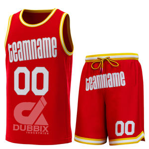 เสื้อบาสเก็ตบอลทีมแบบกำหนดเองปี 2025 ดีไซน์ใหม่ สวมใส่สบาย ทรงเข้ารูป ระบายอากาศได้ดี ชุดกีฬาแบบกลับด้านได้ ไซส์ XS XXS สไตล์ฤดูร้อน - Product Image 1