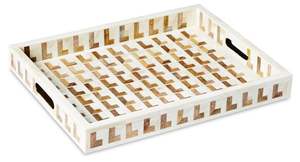 Plateau à serpillière élégant pour la décoration de maison de luxe et l'affichage élégant sur table avec une belle nacre - Product Image 2