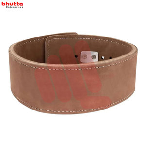 เข็มขัดหนังสำหรับยกน้ำหนักปรับได้เข็มขัดหนังสำหรับออกกำลังกาย - Product Image 4