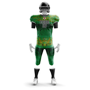 Ensemble de maillots de football américain sur mesure pour garçons uniformes à manches courtes respirants de grande taille avec nom et numéro à bas prix - Product Image 5