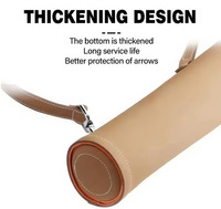 HUNTING Archery OEM Flècheiroir 100% entièrement personnalisé pour le dos et la hanche, en similicuir 50CM