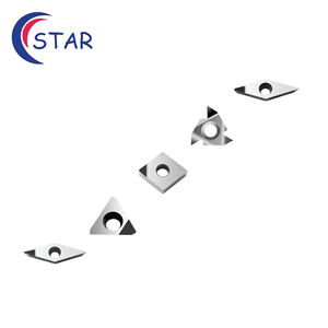 Pcd Vbgt Inzetstukken Voor <span class=keywords><strong>Cnc</strong></span> Draaibank Gereedschap Polykristallijne Diamant Draaien Snijder Voor Aluminium Koper Non-Ferro Metalen - Product Image 3