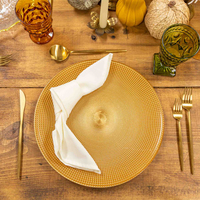 Assiettes rondes pour la cuisine, affichant des assiettes décoratives pour la maison, plats de service et assiettes de réglage à bon prix