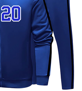 Zeta Phi Beta 1920 Greek Letter <b>Women</b> <b>Blue</b> White 2 Piece <b>Hoodie</b> and Joggers Embroidered Fleece Tracksuit Sorority Sweatsuit Set - Product Image 5