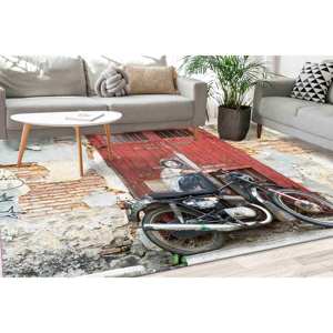 Tapis de moto imprimé en 3D avec motifs graffiti - Tapis antidérapant personnalisé, avec poils doux - Product Image 2