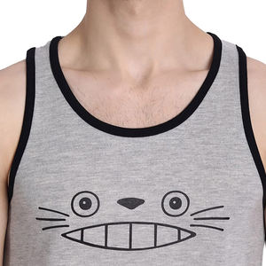 Pakistan Supplier Custom Made Vests <b>Singlets</b> <b>Men</b> Customized Plain Dyed Fitness Wear <b>Men</b> Cotton Tank Top - Product Image 6