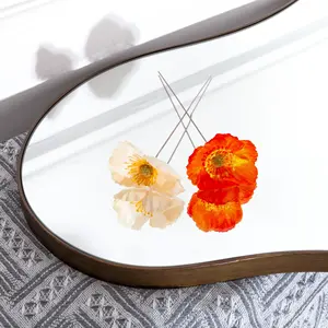 Miroir de salon avec cadre décoratif mural doré - Product Image 5