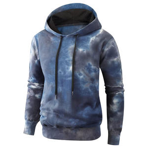Sweat à capuche imprimé à motif de mode pour hommes Tie Dye Two Practical Side Sublimation basics Poches Cotton hoodies men - Product Image 3