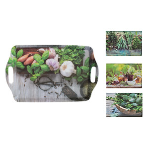 Tálca Melamin Zöldség Dekoros 38*23cm 170459020 - Product Image 1
