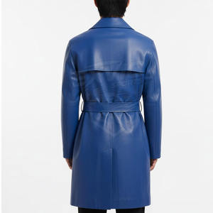 Abrigo de Cuero para Hombre, Transpirable, Más Vendido en Línea, para Uso en Exteriores, a la Moda, Cortavientos - Product Image 2