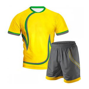 ชุดวอลเลย์บอลสำหรับผู้ชายชุดเล่นกีฬาทำจากผ้าโพลีเอสเตอร์100% แขนยาวหรือสั้น - Product Image 5