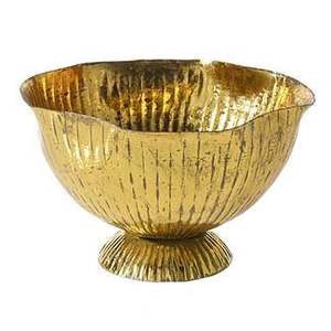 Tazón de Servir de Metal con Acabado Dorado, Perfección Artesanal, Pulido, Ecológico, Duradero, Ofrece un Diseño Moderno y Refinado - Product Image 2