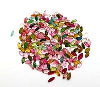 3,5x7mm Turmalin Marquise Cut Facettierte lose Edelsteine für Schmuck herstellung Natürlicher Multi Turmalin Stein Kalibrierter Großhandel