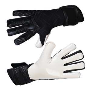 Gants de gardien de but en cuir de haute qualité professionnels, fermeture à boucle et crochet de 4 mm, imperméables, respirants, gants unisexes personnalisés - Product Image 4