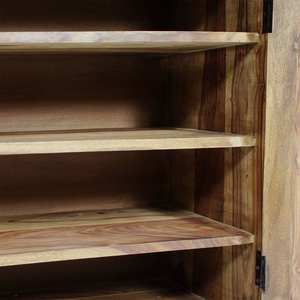 Aparador pequeño de madera de acacia 80 cm Havana - Product Image 5