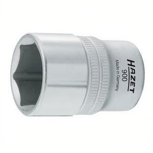 Hazet 1/2'' 6-Point Square <b>Socket</b> with Traction Profile and Knurling - Product Image 2