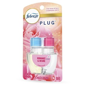Recambio de aceite de ambientador Febreze Odor-Fighting PLUG, pétalos de rosa, (1) .87 FL. Onzas. - Product Image 4