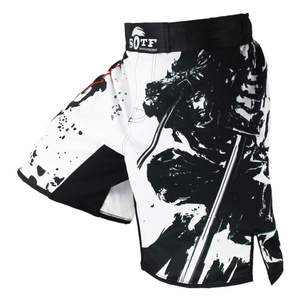 Venta al por mayor sublimación MMA Fight Shorts ligero transpirable sin mínimo MOQ - Product Image 4