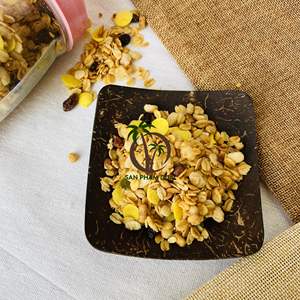 Assiette en coquille de noix de coco de haute qualité, belle forme, produit naturel, assiette en coquille de noix de coco avec une grande attraction - Product Image 5