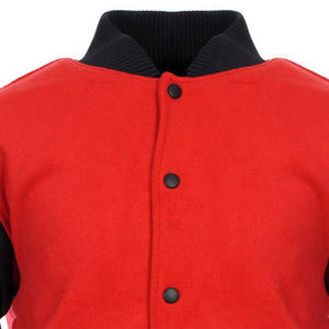 Chaqueta universitaria de talla grande personalizada para hombre, transpirable, con bordado de chenilla, Mangas de PU, diseño de letras de béisbol de invierno personalizado - Product Image 5